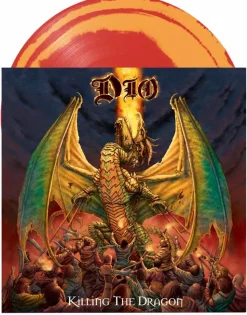 Dio - Killing the Dragon 20th Anniversary LP Vinyl Record (Red & Orange Swirl Vinyl)