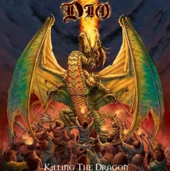Dio - Killing the Dragon 20th Anniversary LP Vinyl Record (Red & Orange Swirl Vinyl)