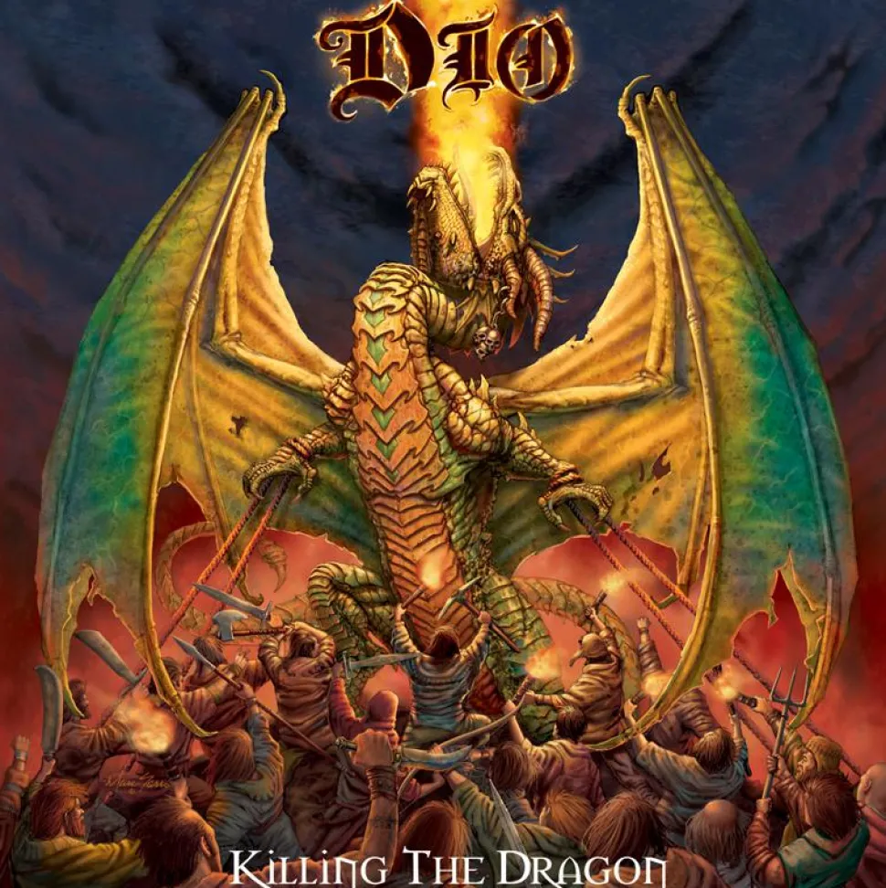 Dio - Killing the Dragon 20th Anniversary LP Vinyl Record (Red & Orange Swirl Vinyl)