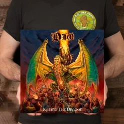 Dio - Killing the Dragon 20th Anniversary LP Vinyl Record (Red & Orange Swirl Vinyl)