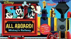 Disney - All Aboard! Mickey’s Railway Extend-A-Book Hardcover Book