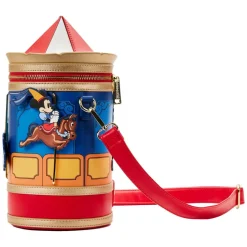 Disney - Brave Little Tailor Mickey & Minnie Carousel 5” Faux Leather Crossbody Bag