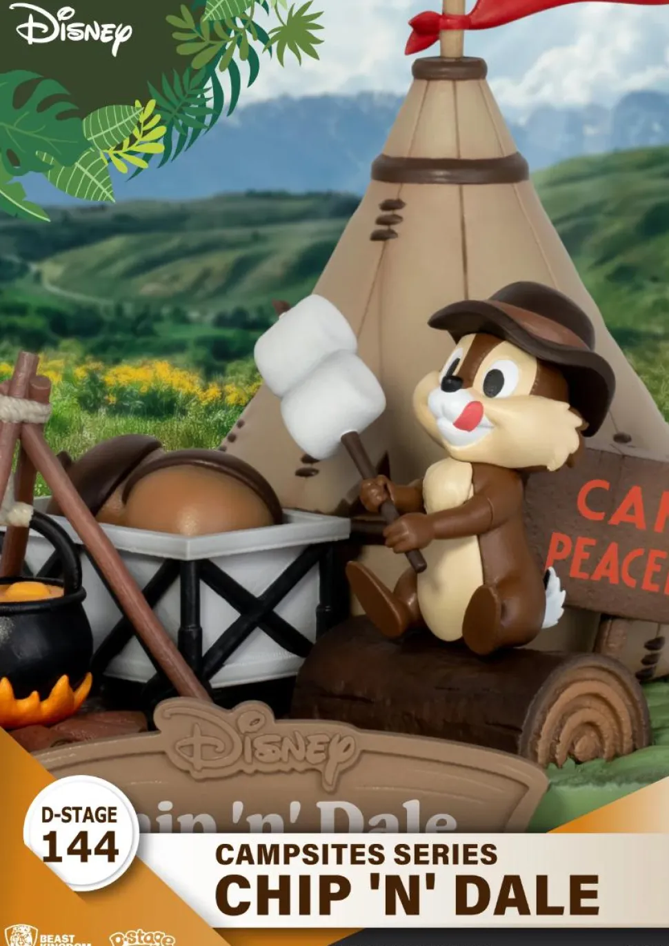 Disney - Chip 'n' Dale Campsites Series D-Stage 6" Diorama Statue