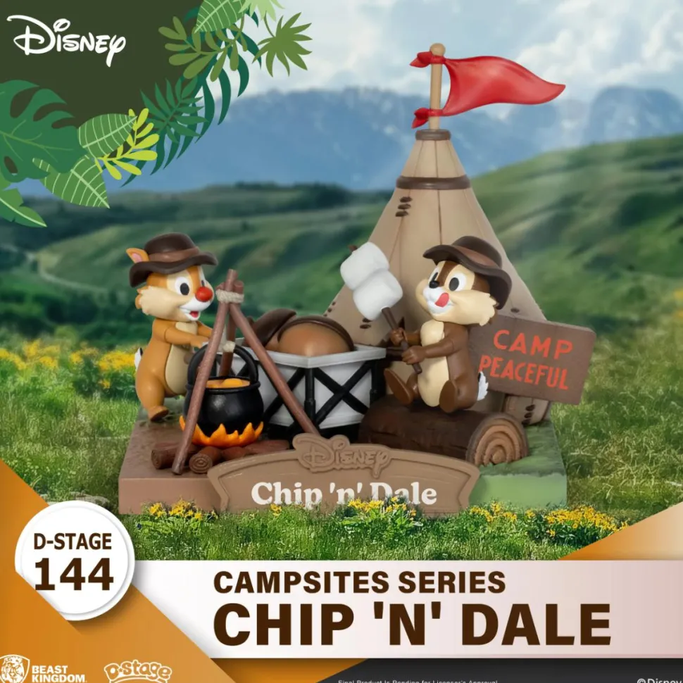 Disney - Chip 'n' Dale Campsites Series D-Stage 6" Diorama Statue