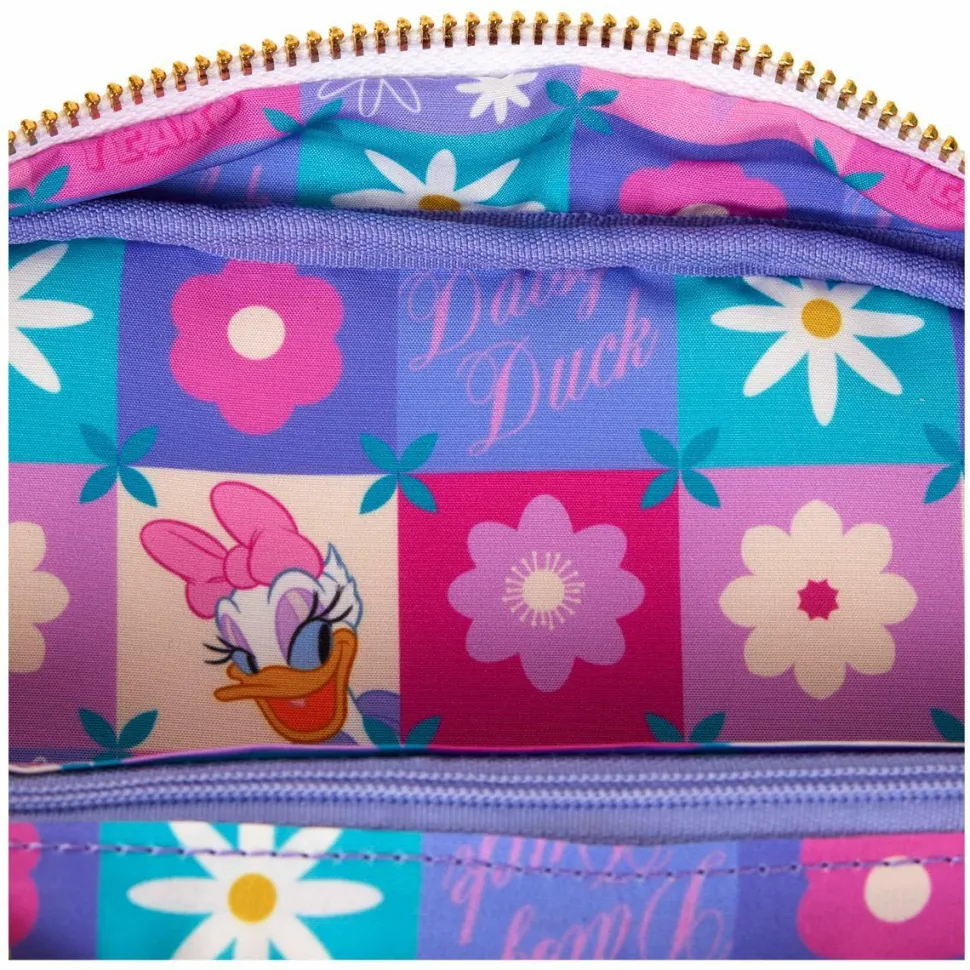 Disney - Daisy Duck 85th Anniversary 5" Nylon Sling Bag with Coin Purse