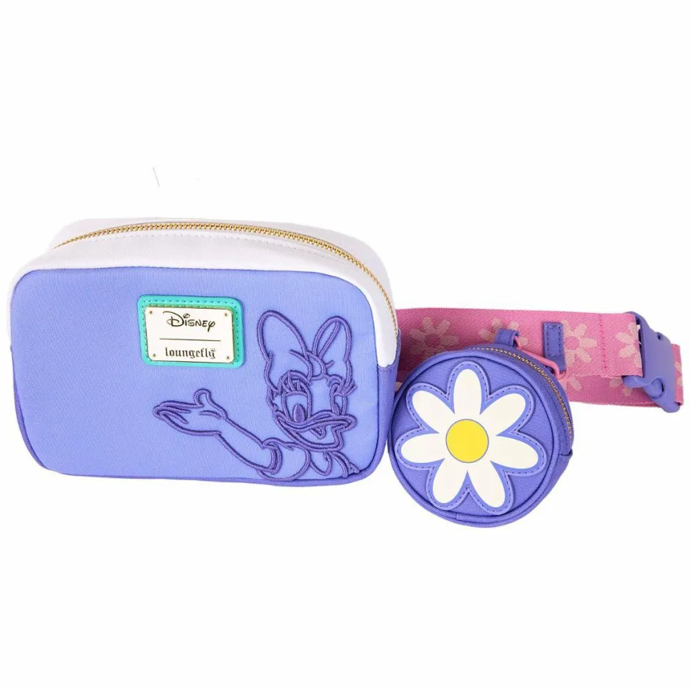 Disney - Daisy Duck 85th Anniversary 5" Nylon Sling Bag with Coin Purse