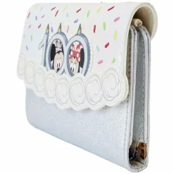 Disney - Disney100 Anniversary Celebration Cake 4" Faux Leather Flap Wallet