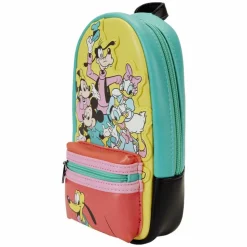 Disney - Disney100 Mickey & Friends 8” Faux Leather Pencil Case