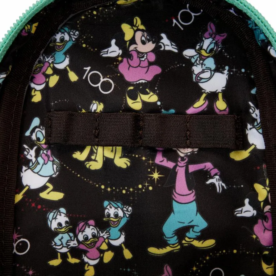 Disney - Disney100 Mickey & Friends 8” Faux Leather Pencil Case