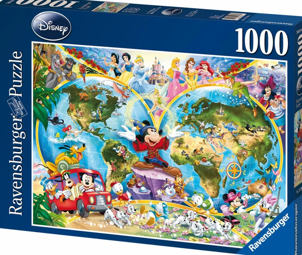 Disney - Disney’s World Map 1000 Piece Jigsaw Puzzle