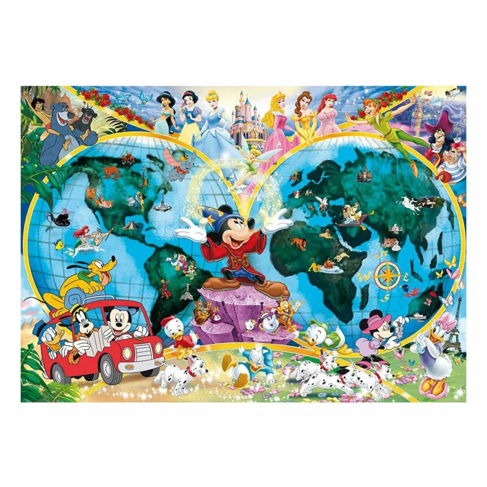 Disney - Disney’s World Map 1000 Piece Jigsaw Puzzle