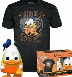 Disney - Donald Duck as Candy Corn Halloween Glow-in-the-Dark Pop! Vinyl Figure & T-Shirt Box Set