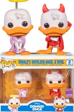 Disney - Donald Duck’s Shoulder Angel & Devil Pop! Vinyl Figure 2-Pack (2022 Wondrous Convention Exclusive)