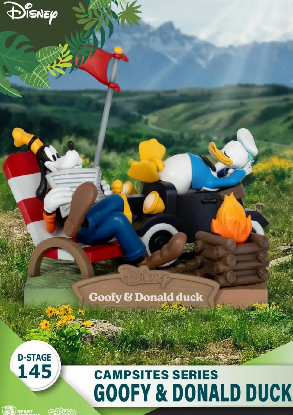 Disney - Goofy and Donald Duck Campsites Series D-Stage 6" Diorama Statue