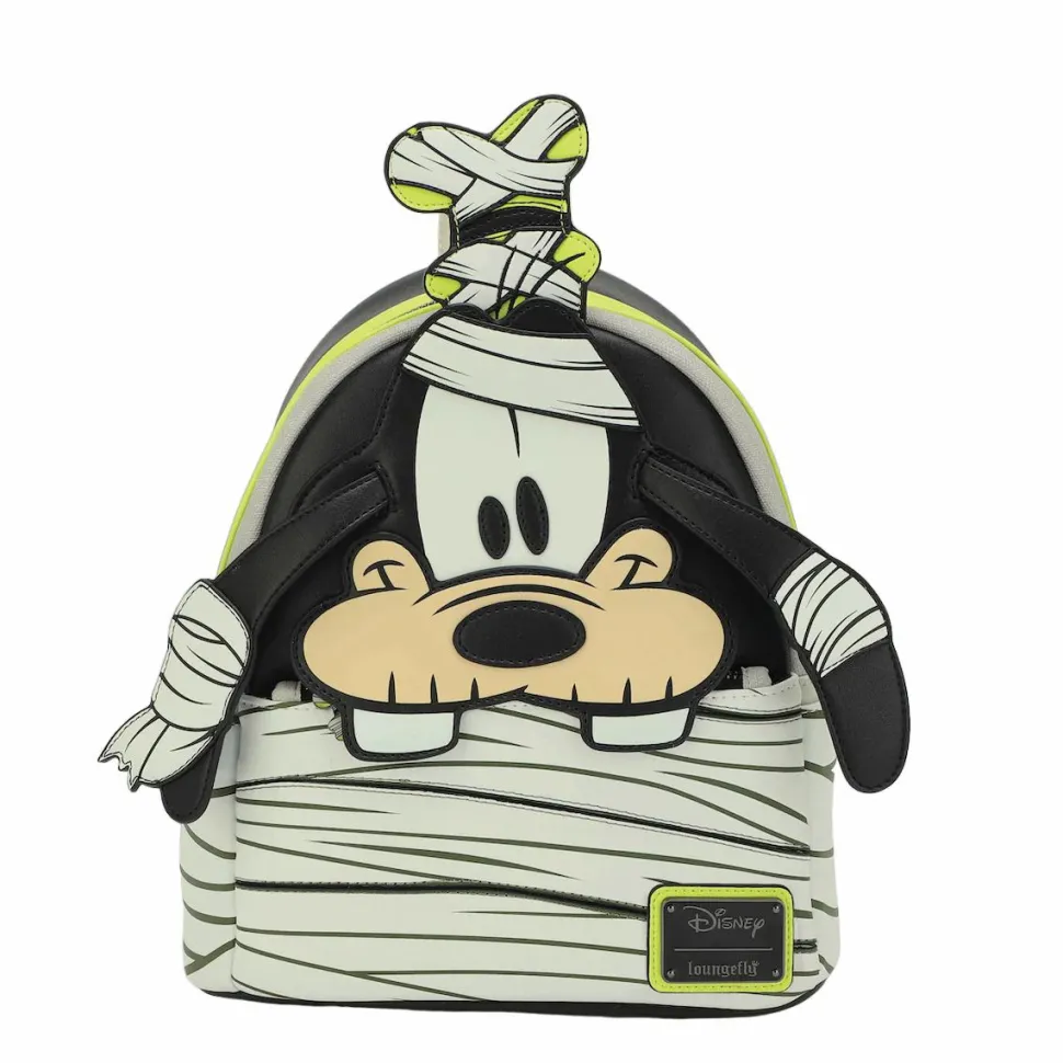 Disney - Goofy Mummy Glow in the Dark 10" Faux Leather Mini Backpack