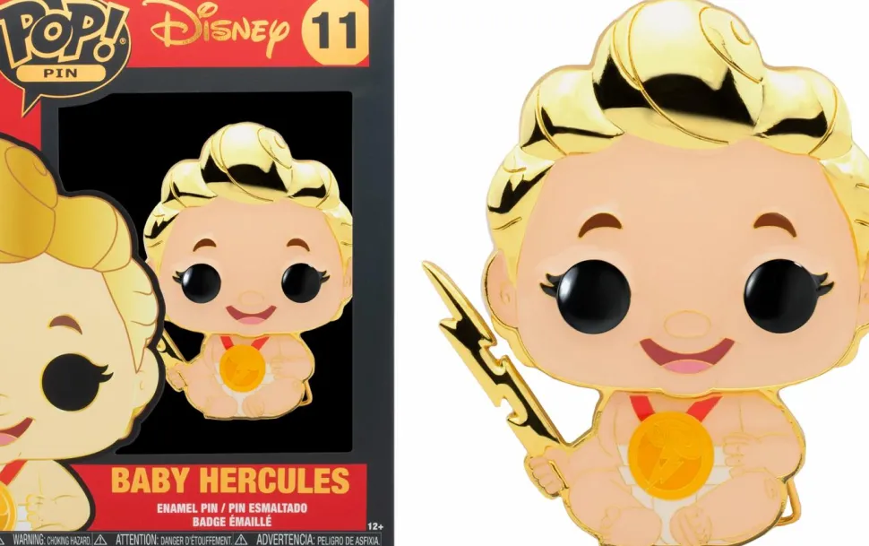 Disney - Hercules & Goofy Movie 4" Pop! Enamel Pin Bundle (Set of 4)
