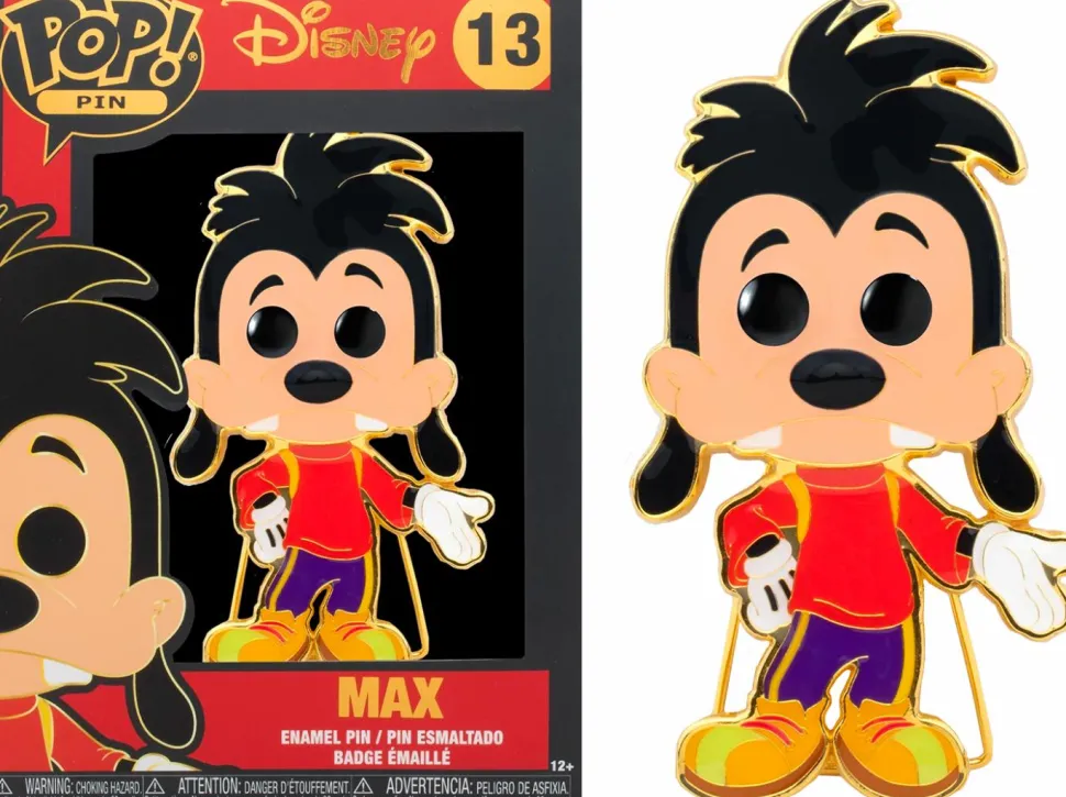 Disney - Hercules & Goofy Movie 4" Pop! Enamel Pin Bundle (Set of 4)