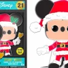Disney - Holiday Mickey Mouse Glow-in-the-Dark 4" Pop! Enamel Pin