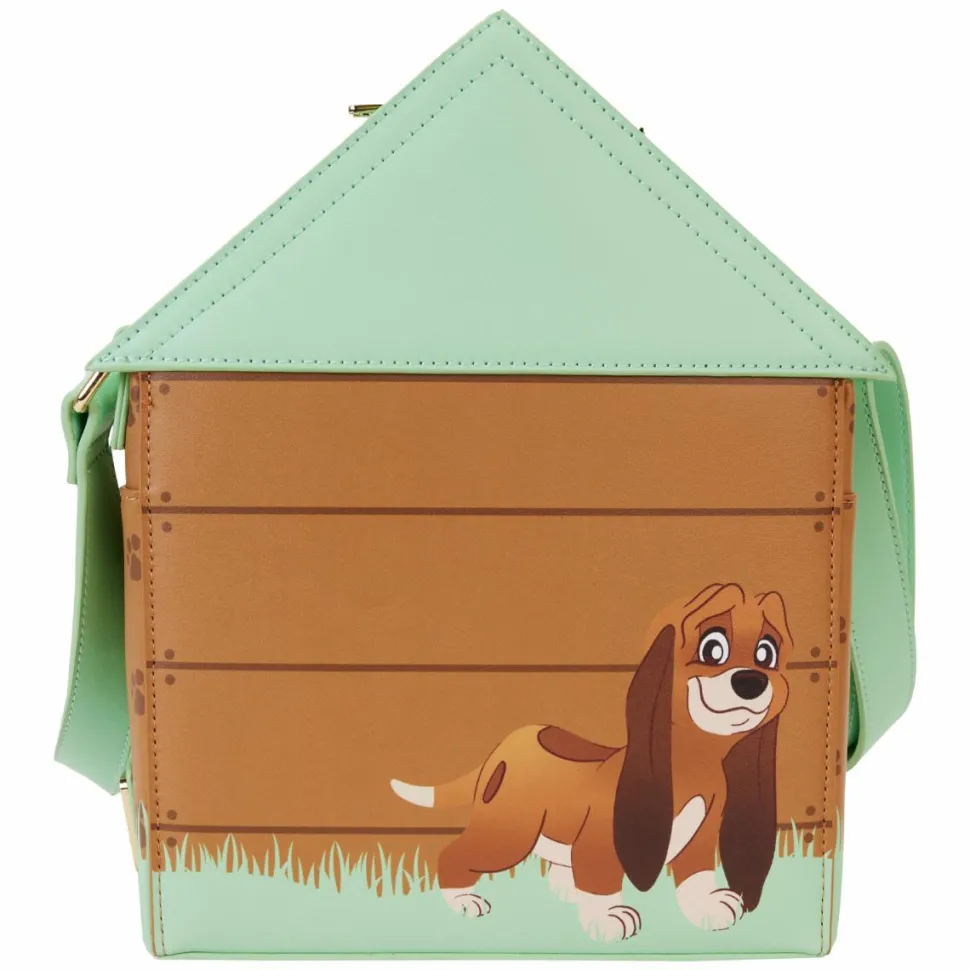 Disney - I Heart Disney Dogs Triple Lenticular 10" Faux Leather Crossbody Bag