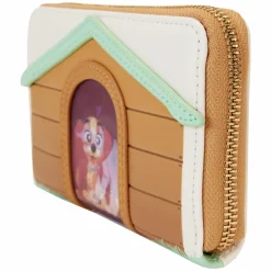 Disney - I Heart Disney Dogs Triple Lenticular 4" Faux Leather Zip-Around Wallet