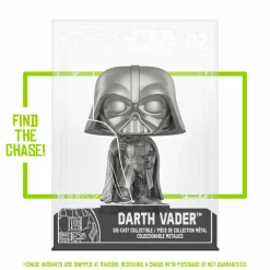Disney - Indiana Jones, Darth Vader & Mickey Mouse Diecast Metal Pop! Vinyl Figure Bundle (Set of 3) (Funko / Popcultcha Exclusive)