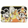 Disney - Mickey & Friends Candy Corn 4" Faux Leather Zip-Around Wallet