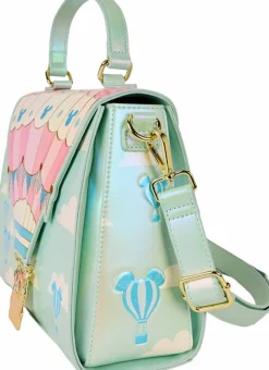 Disney - Mickey & Friends Hot Air Balloon 8" Faux Leather Crossbody Bag