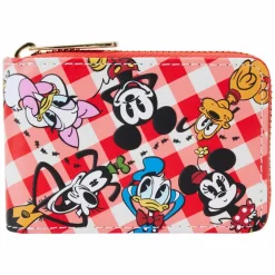 Disney - Mickey & Friends Picnic 4" Faux Leather Accordion Wallet