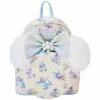 Disney - Mickey & Friends Winter Wonderland 10" Faux Leather Mini Backpack with Headband