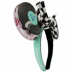 Disney - Mickey & Minnie Date Night Diner Jukebox Record Faux Leather Headband
