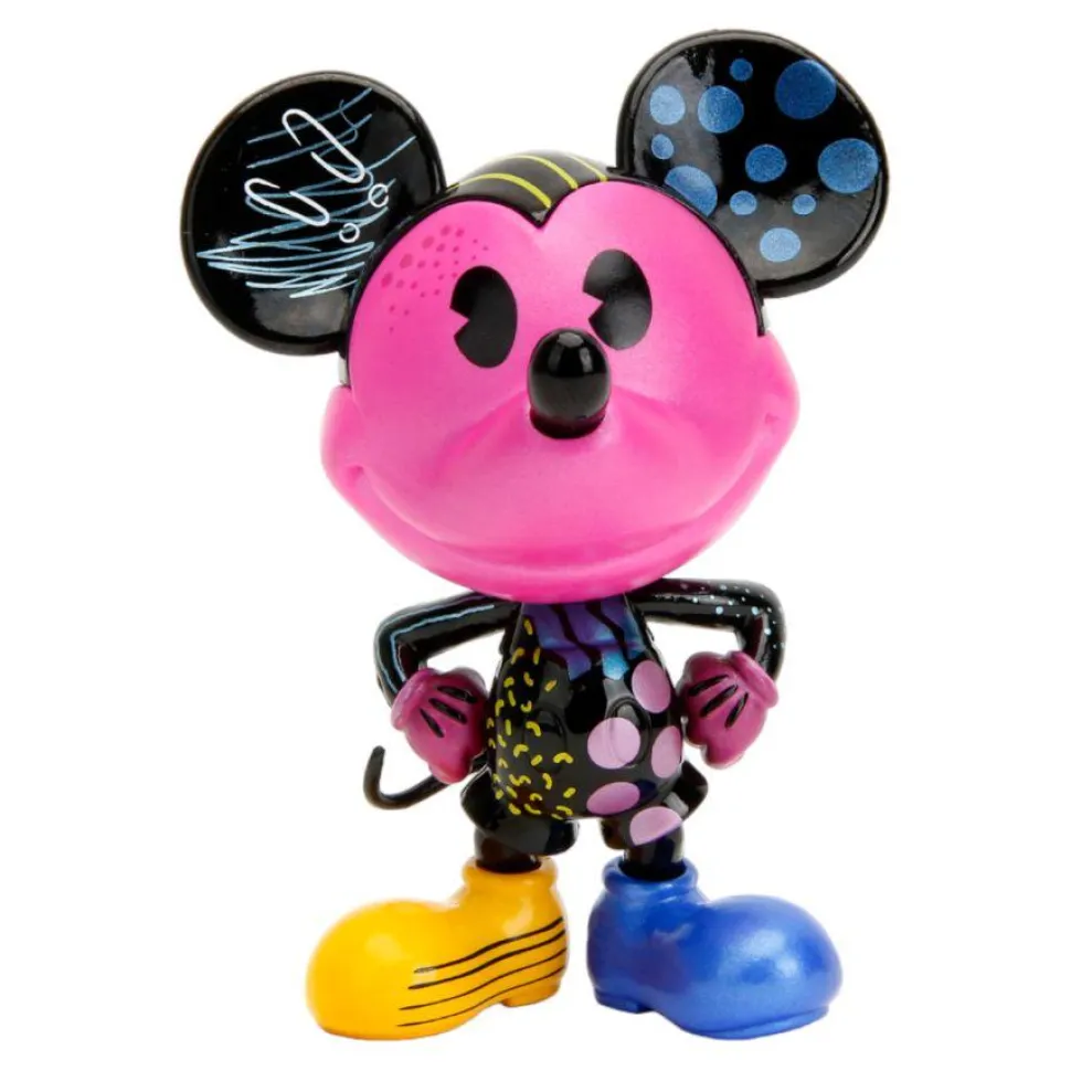 Disney - Mickey & Minnie Mouse Metalfigs Next Level Collector 4" Die-Cast Figure 2-Pack