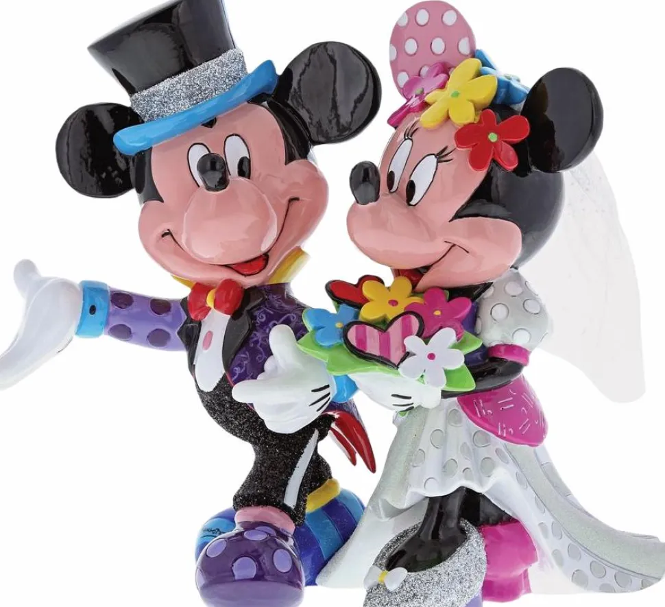 Disney - Mickey & Minnie Wedding 8” Statue by Romero Britto