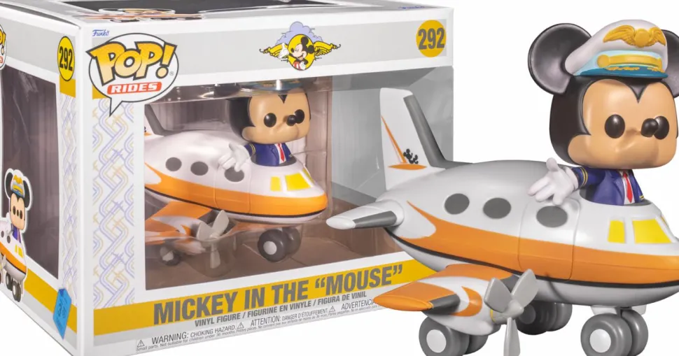 Disney - Mickey in the “Mouse” Plane Pop! Rides Vinyl Figure