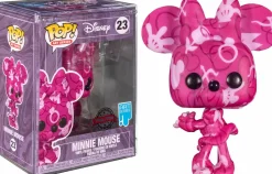 Disney - Mickey Mouse & Minnie Mouse Artist Series Pop! Vinyl Figure with Pop! Protector Bundle (Set of 2)
