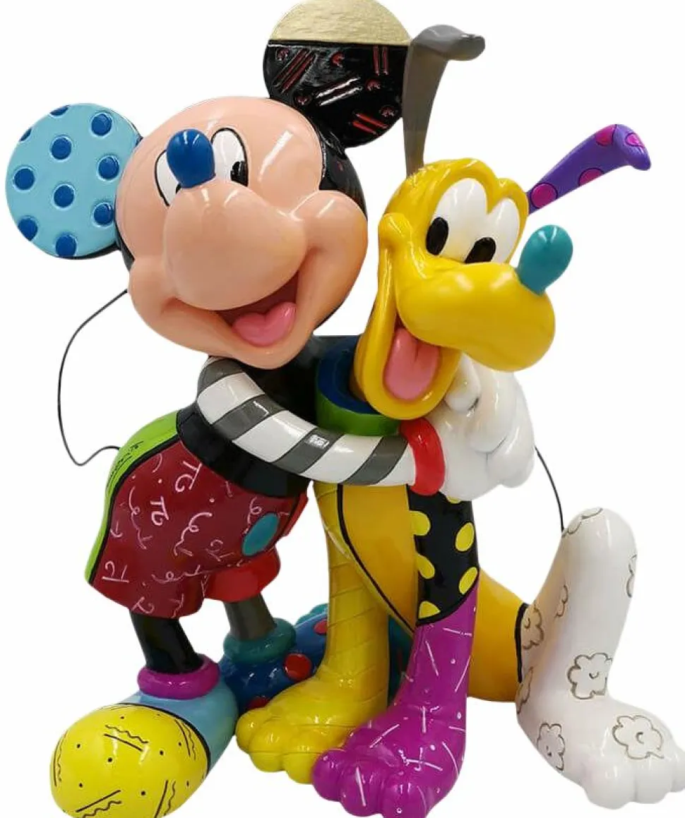 Disney - Mickey Mouse & Pluto 90th Anniversary 8” Statue by Romero Britto