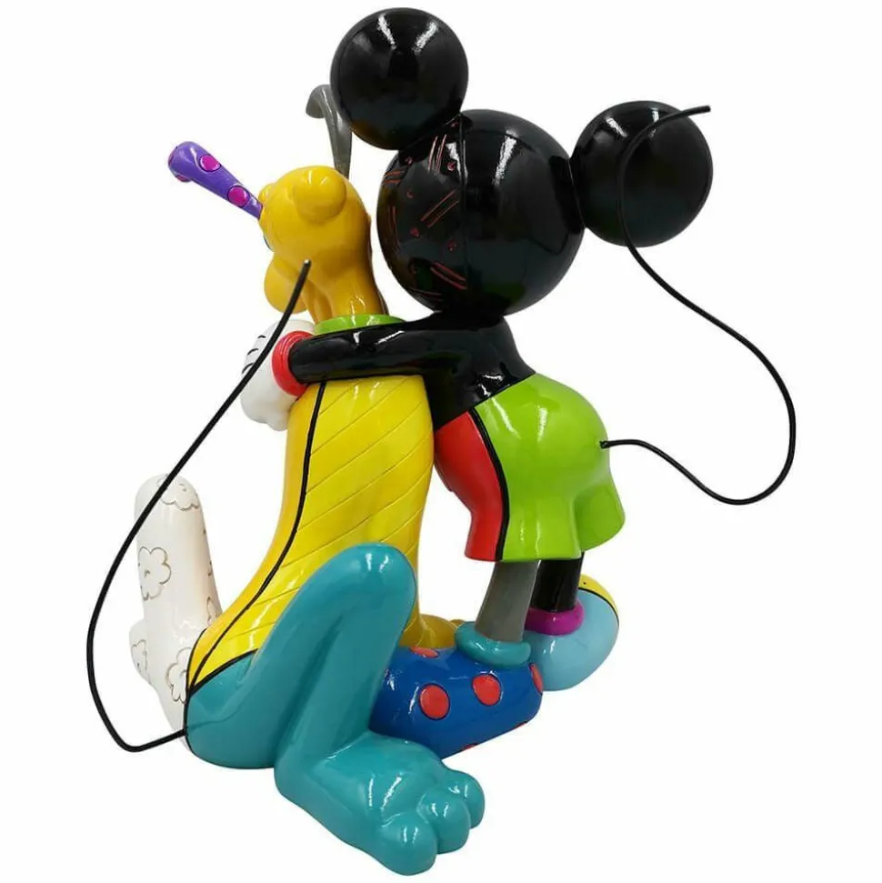 Disney - Mickey Mouse & Pluto 90th Anniversary 8” Statue by Romero Britto