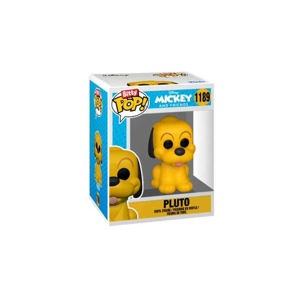 Disney - Mickey Mouse, Minnie Mouse, Pluto & Mystery Bitty Pop! Vinyl Figure 4-Pack