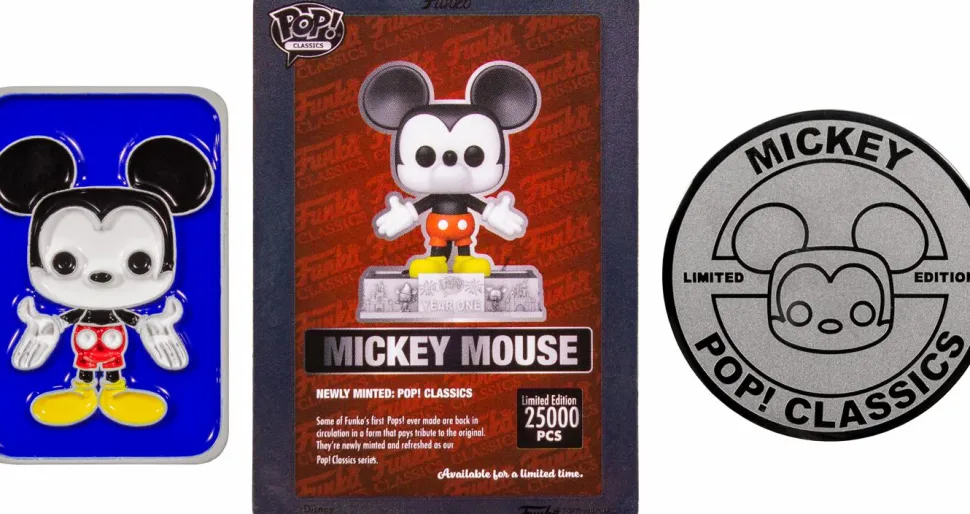 Disney - Mickey Mouse 25th Anniversary Pop! Classics Vinyl Figure (Funko / Popcultcha Exclusive)