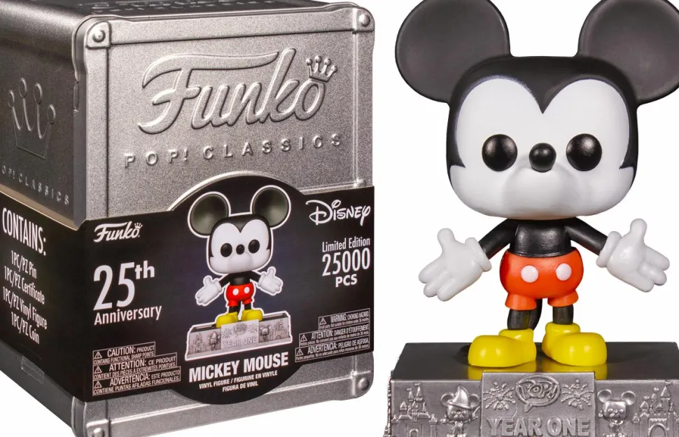Disney - Mickey Mouse 25th Anniversary Pop! Classics Vinyl Figure (Funko / Popcultcha Exclusive)