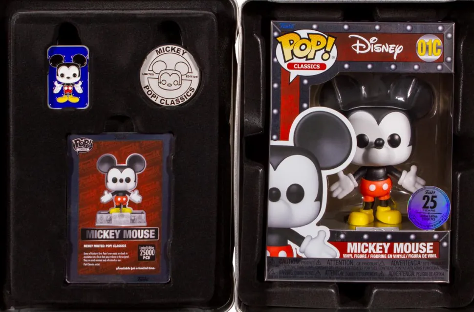 Disney - Mickey Mouse 25th Anniversary Pop! Classics Vinyl Figure (Funko / Popcultcha Exclusive)