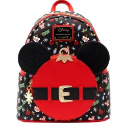 Disney - Mickey Ornament 10” Faux Leather Mini Backpack