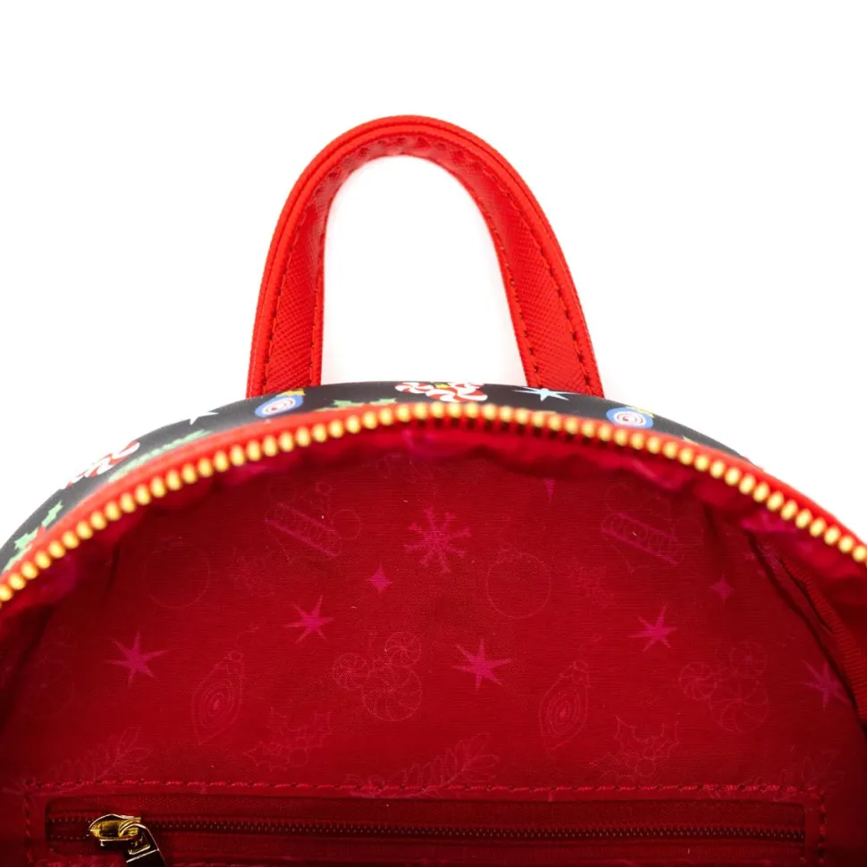 Disney - Mickey Ornament 10” Faux Leather Mini Backpack