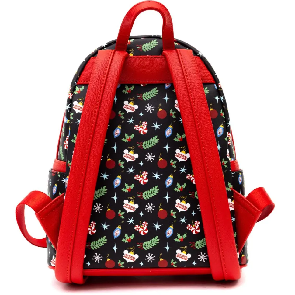 Disney - Mickey Ornament 10” Faux Leather Mini Backpack
