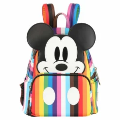 Disney - Mickey Pride Cosplay 10" Faux Leather Mini Backpack