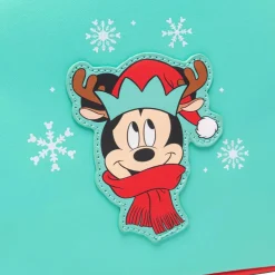 Disney - Mickey Reindeer Cosplay Light Up 10” Faux Leather Mini Backpack