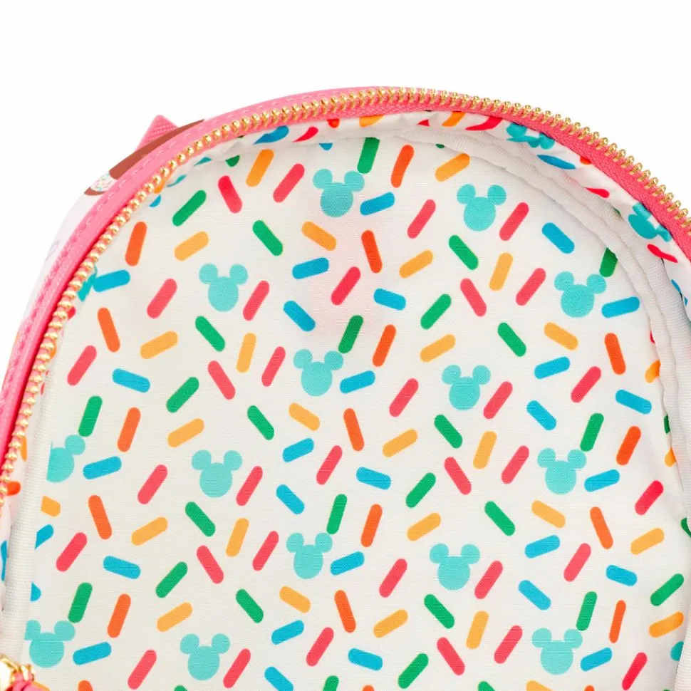 Disney - Minnie Cupcake & Donuts 10" Faux Leather Mini Backpack