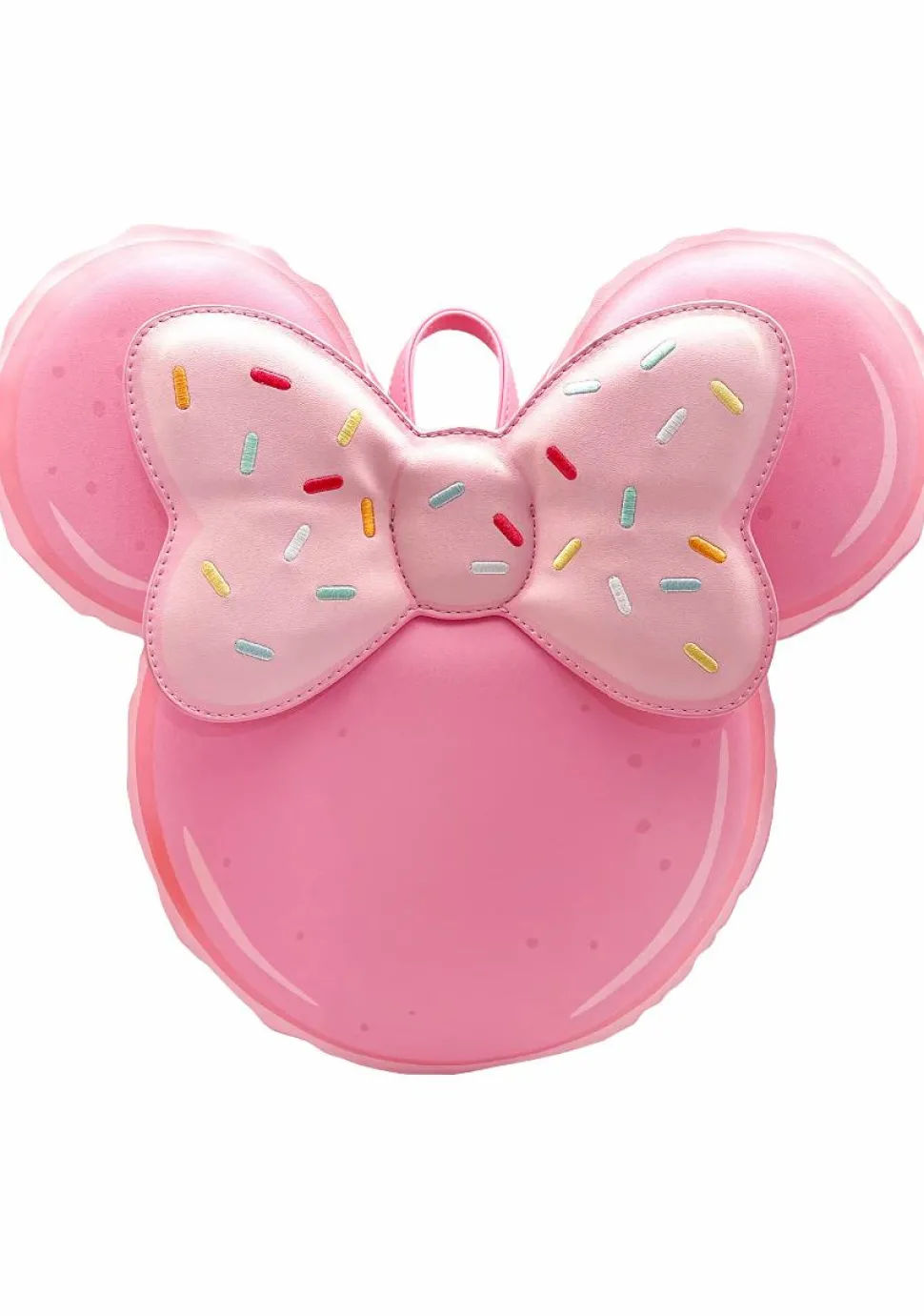 Disney - Minnie Macaron 11” Faux Leather Convertible Mini Backpack