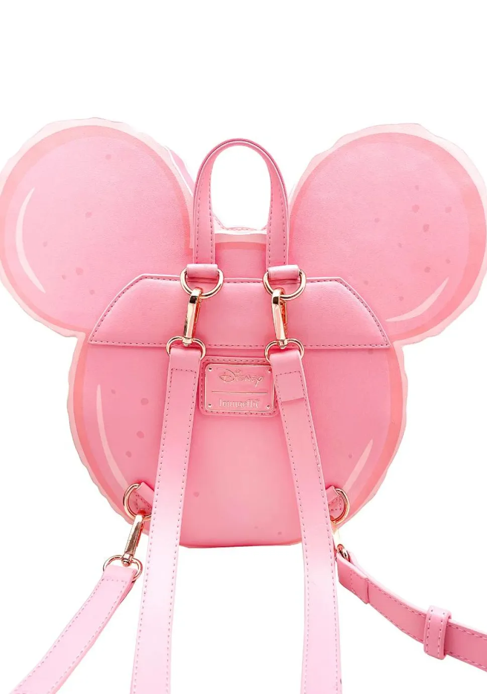 Disney - Minnie Macaron 11” Faux Leather Convertible Mini Backpack