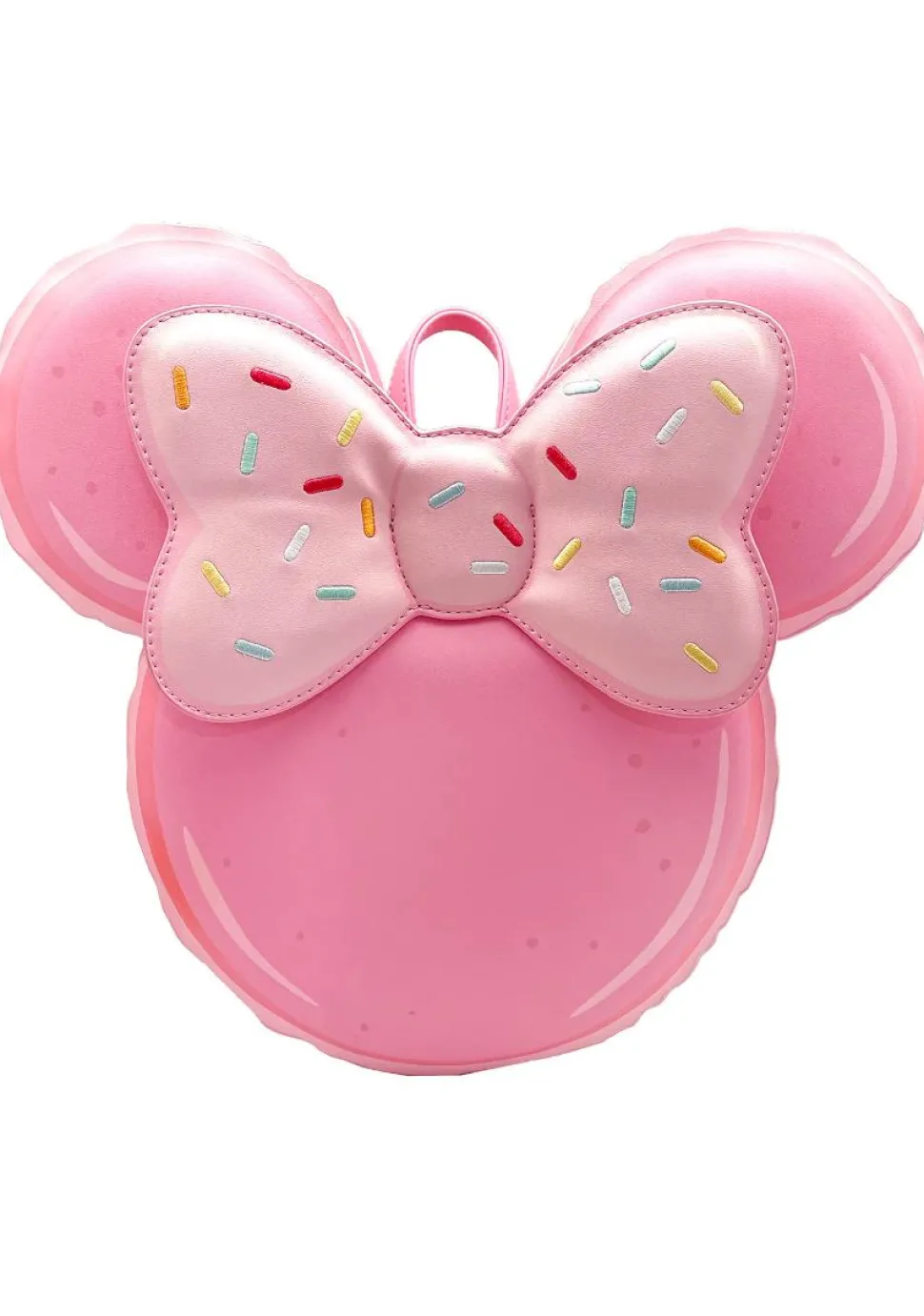 Disney - Minnie Macaron 11” Faux Leather Convertible Mini Backpack