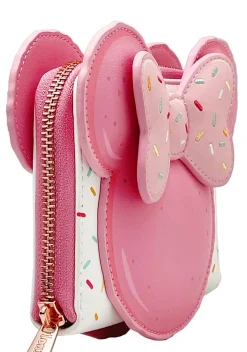 Disney - Minnie Macaron Faux Leather 5” Zip-Around Wallet